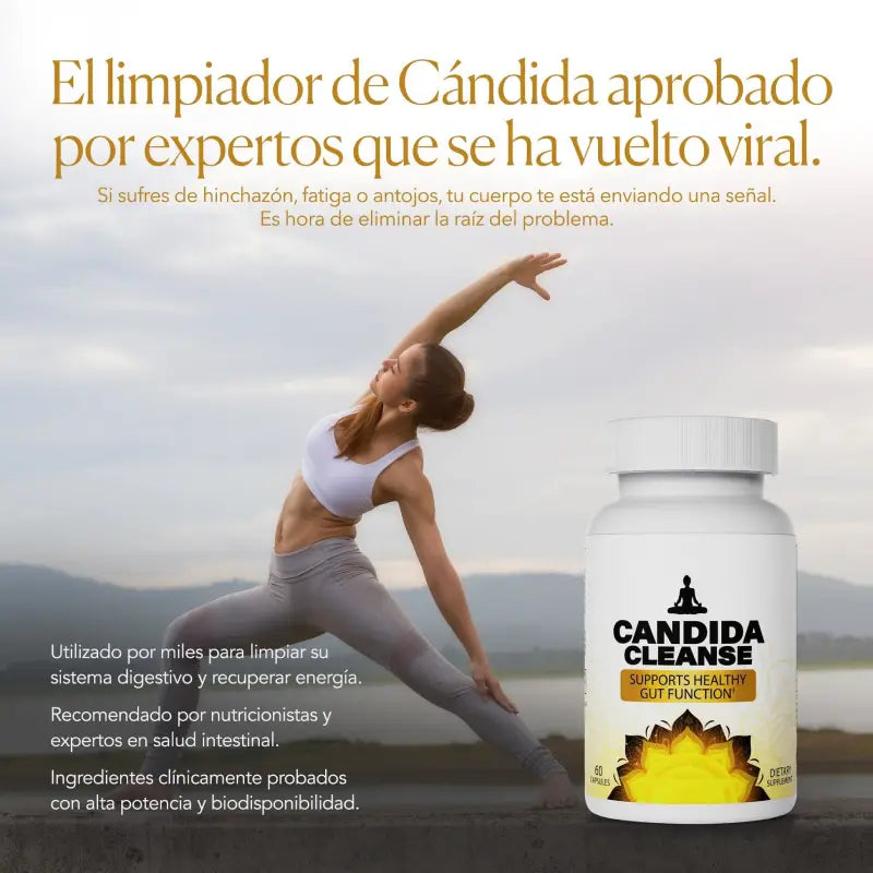 🌿 Candida Cleanse®: Dile adiós a la hinchazón y vuelve a sentirte ligero y lleno de energía ✨